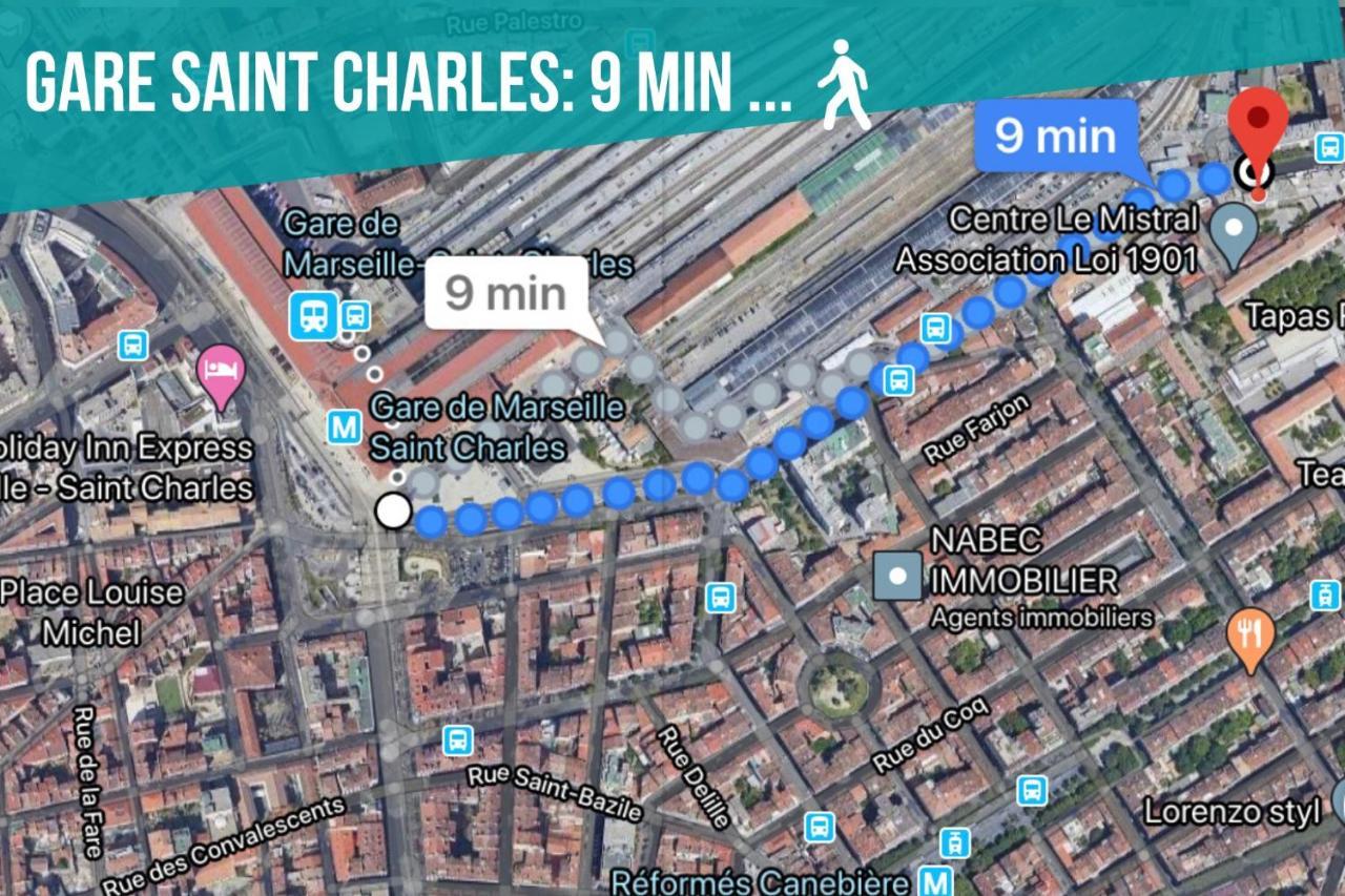 Apartmán 5 Minutes Saint Charles Marseille Exteriér fotografie